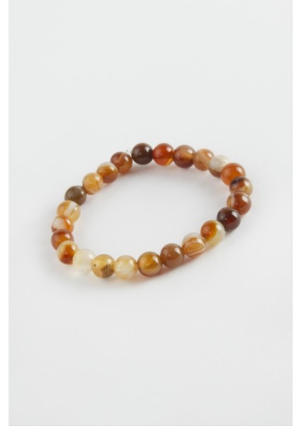 Çocuk Akik Doğaltaş Bileklik 6 mm