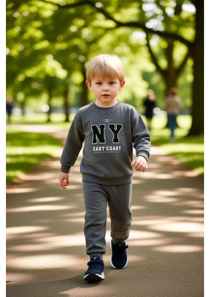 Erkek Çocuk Pamuklu Örme Rahat Kesim Spor Takım Günlük Şıklık Kaliteli Şık Rahat