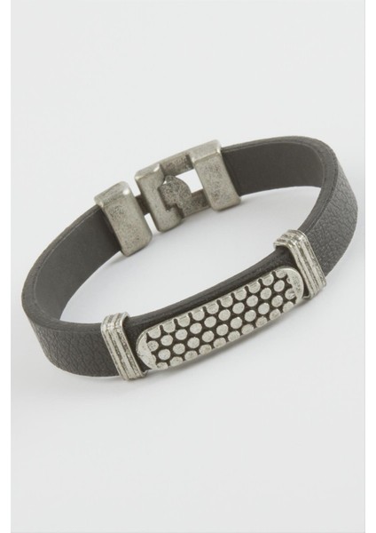 Noktalı Suni Deri Bileklik