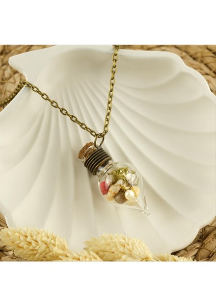 Çiçek Karışık Fanus Canlı Kolye fiyatları