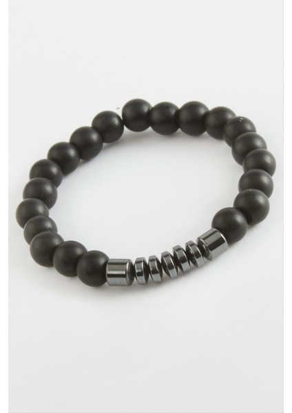 Hematit Onix Doğaltaş Bileklik