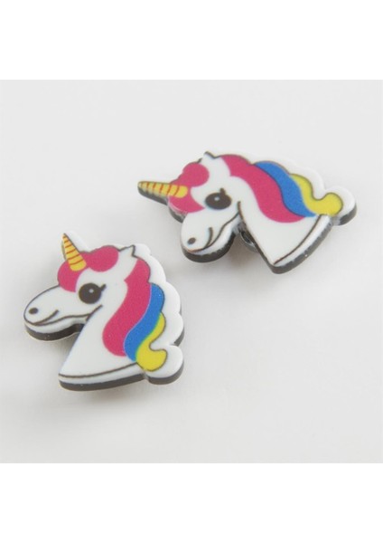 Unicorn Mıknatıslı Plastik Çocuk Küpesi fiyatları