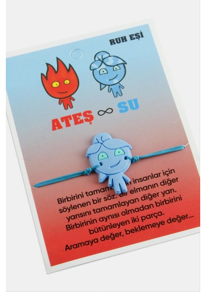Ateş ve Su Ip Bileklik