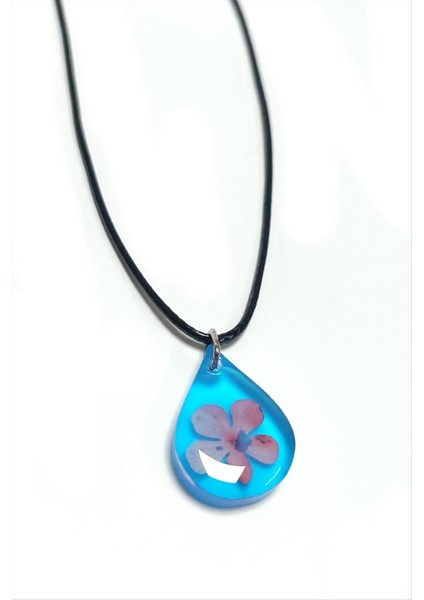 Kartopu Çiçeği Damla Epoksi Kolye