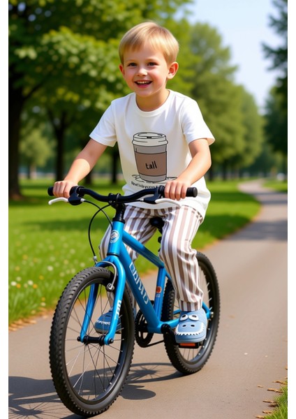 Çocuklar Için Yumuşak Dokulu Çizgili Pijama Takımı Kaliteli Şık Rahat Günlük fırsatları