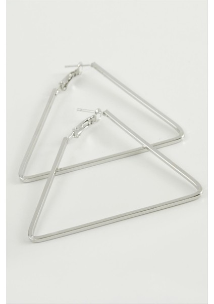 Üçgen Halka Küpe 6 cm