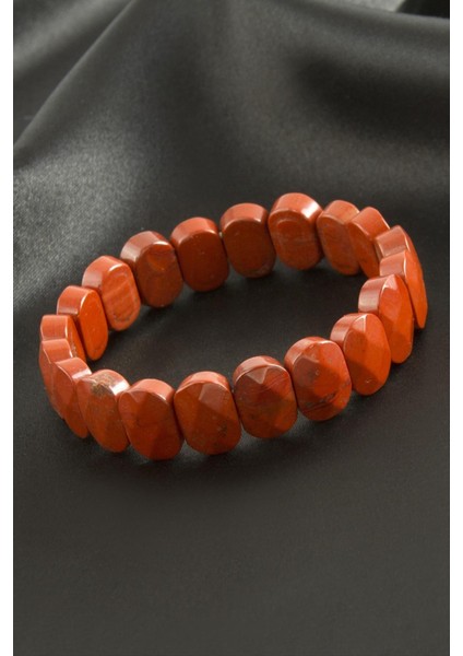 Oval Kesim Jasper Doğaltaşlı Bileklik