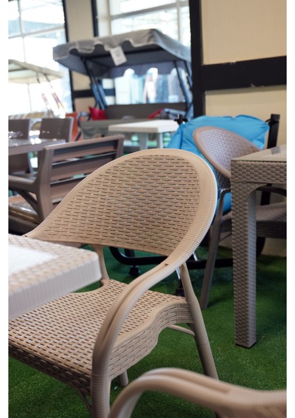 Bambu Balkon Bahçe Masa Takımı 4 Kişilik 70X70 Masa 4 Adet Bambu Koltuk Beyaz modelleri