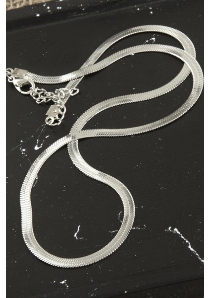 Yassı Italyan Zincir Kolye 45 cm fiyatları