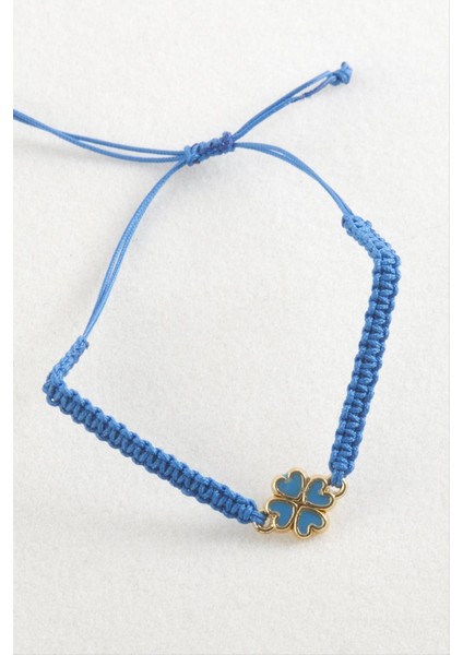 Yonca Makrome Örgülü Bileklik