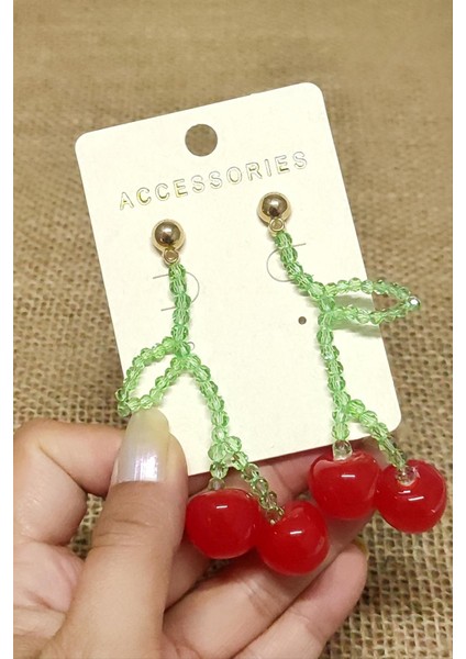 Kiraz Zr Model Küpe