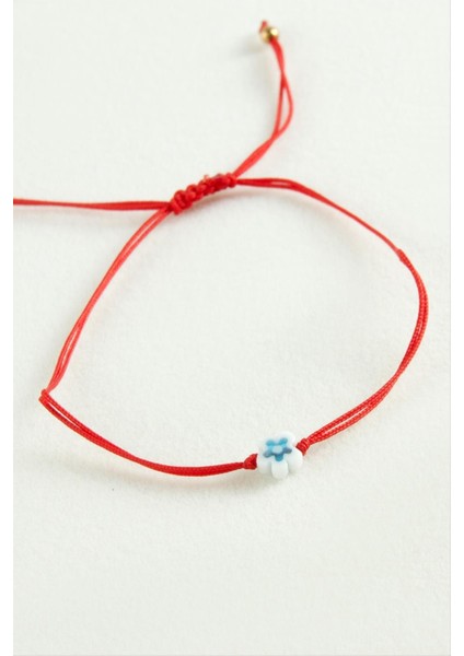 Yıldız Boncuk Makrome Ip Bileklik