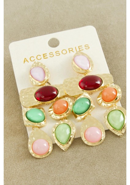 Damla Taşlı Zr Model Küpe