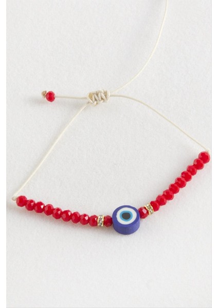 Nazar Kristal Makrome Ip Bileklik