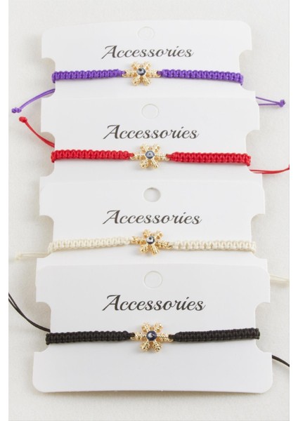 Kartanesi Makrome Örgülü Bileklik