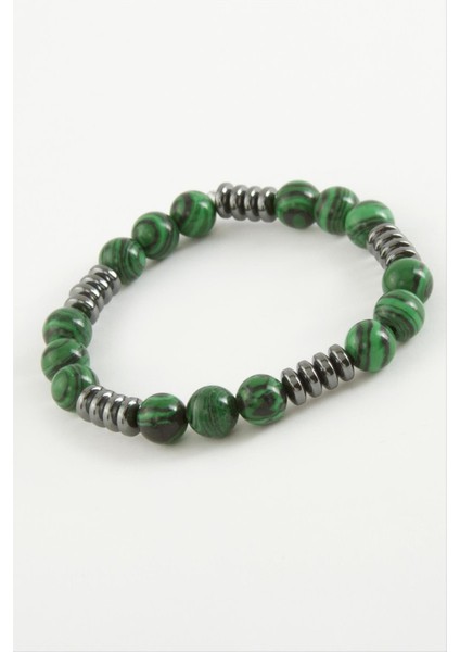 Malahit Hematit Doğaltaş Bileklik