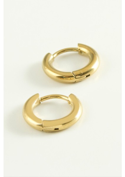 Boru Lüks Çelik Küpe 1 cm