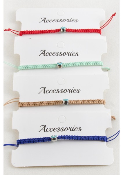 Nazar Makrome Örgülü Bileklik