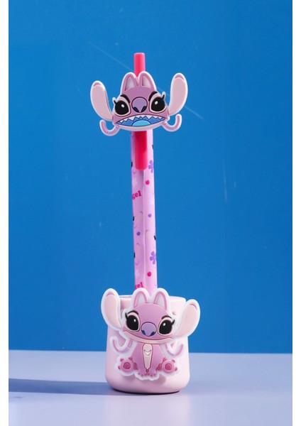 Disney Lilo&stitch Lisanslı Figürlü Tükenmez Kalem Seti - Angel