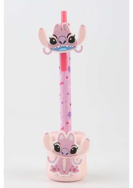 Disney Lilo&stitch Lisanslı Figürlü Tükenmez Kalem Seti - Angel modelleri