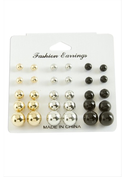 Kartlı Inci Küpe 30 Adet