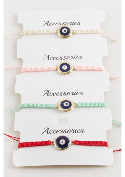 Nazar Makrome Örgülü Bileklik