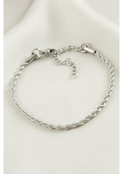 Burgulu Çelik Bileklik