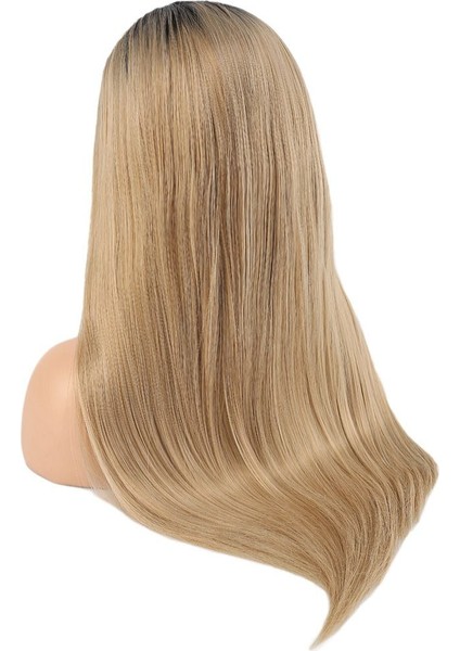 Fiber Sentetik Düz Uzun Tül Peruk / Siyah Balköpüğü Ombreli fiyatları