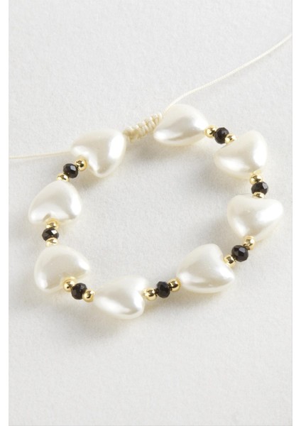 Kalp Inci Kristal Makrome Ip Bileklik fiyatları