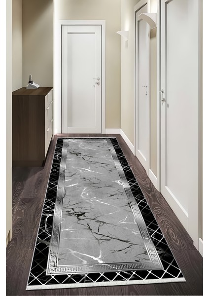 Pamuk Dokuma Taban Kaymaz Yıkanabilir Modern Yolluk Salon Yolluğu Mutfak Yolluğu Koridor Yolluğu Antre Halıları