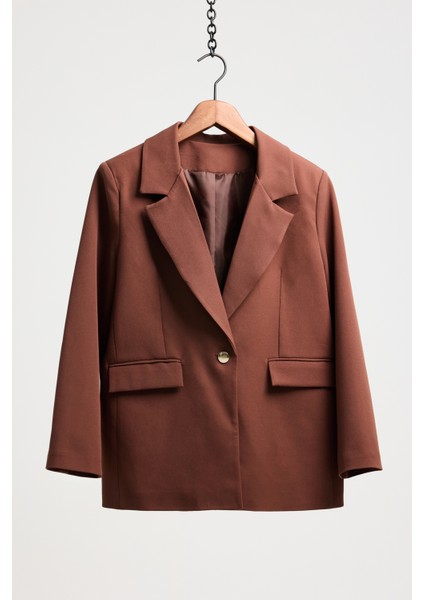 Kadın Büyük Beden Astarlı Blazer Ceket modelleri