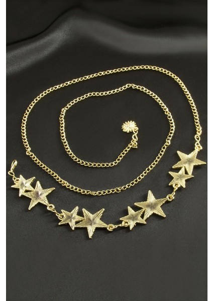 Yıldızı Metal Zincir Kemer