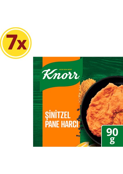 Şinitzel Pane Harcı 90 gr x 7 Adet