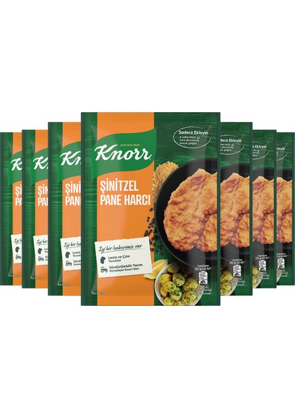 Şinitzel Pane Harcı 90 gr x 7 Adet fiyatları