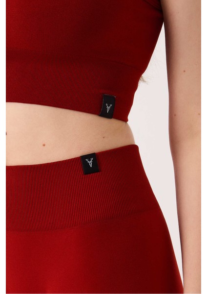 Essential Spor Şort Yüksek Bel Esnek Şekillendirici ve Toparlayıcı Seamless Tayt Kısa Şort modelleri