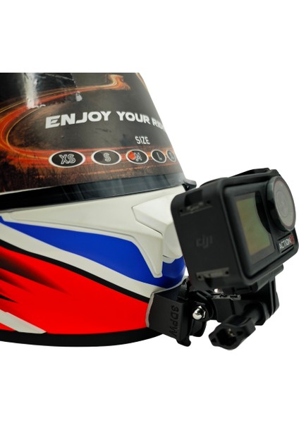 Aıroh Valor Kask Uyumlu Chinmount Aksiyon Kamera Çene Bağlantı Aparatı Seti modelleri