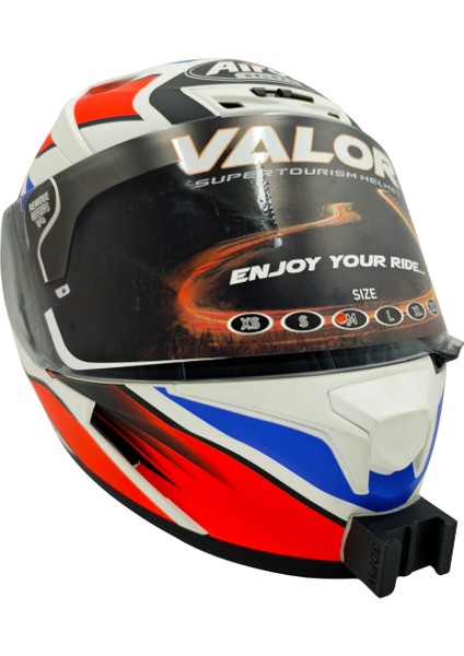Aıroh Valor Kask Uyumlu Chinmount Aksiyon Kamera Çene Bağlantı Aparatı Seti
