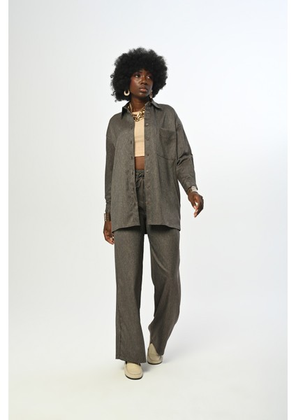 Kadın Düz Renk Tek Cepli Gömlek indirimleri