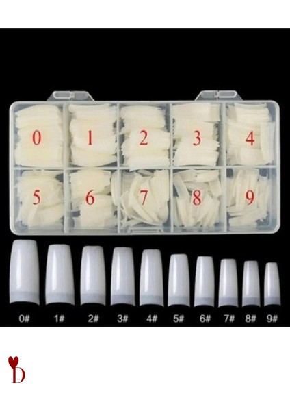 Protez Tırnak 500'LÜ Kemik Yarım Ay Tip