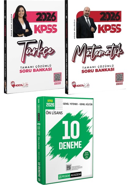 2026 Kpss Türkçe Matematik Tamamı Çözümlü Soru Bankası - 2026 Kpss Ön Lisans Çözümlü 10 Deneme