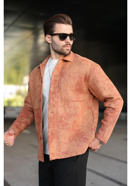 Kahverengi Içi Polarlı Gömlek Ceket E6767