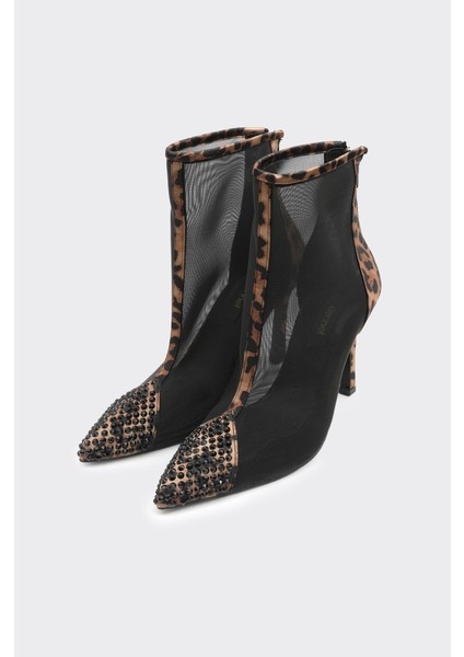 Topuklu Transparan Kadın Bot fiyatları