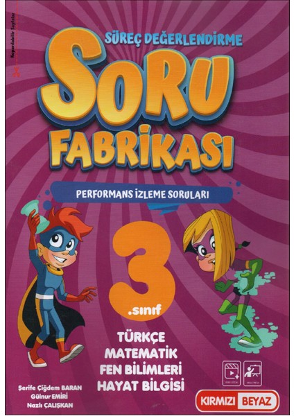 Kırmızı Beyaz 3. Sınıf Süreç Değerlendirme Soru Fabrikası