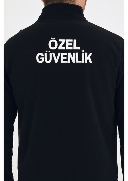 Kalın Kışlık Erkek Nakış Işlemeli 2 Cepli Özel Güvenlik Poları- Önden Yazılı modelleri