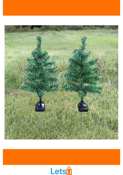 Güneş Enerjili Dekoratif Çam Ağacı LED Aydınlatma Dış Mekan modelleri