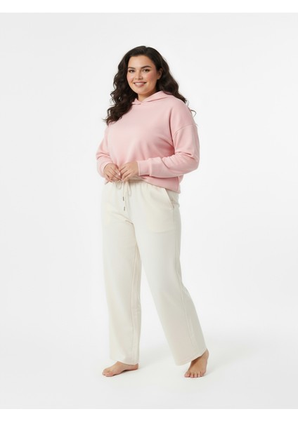 Düz Paça Büyük Beden Eşofman Altı Bej 2016 fiyatları