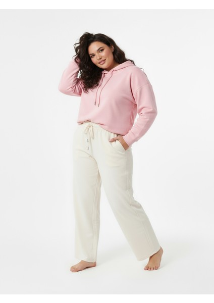 Düz Paça Büyük Beden Eşofman Altı Bej 2016 fırsatları