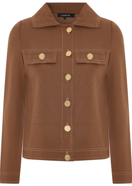 Düğmeli Triko Ceket 26W50819