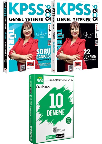 2026 Kpss Türkçe Soru Bankası 22 Deneme - 2026 Kpss Ön Lisans Çözümlü 10 Deneme