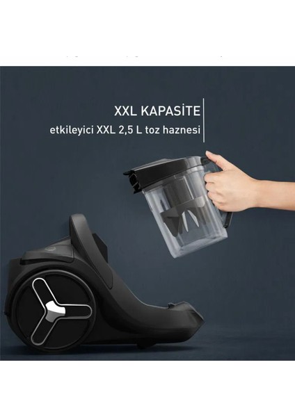 Olağanüstü Verimlilik ve Üstün Sessizlik Performansı Silence Force Cyclonic Toz Torbasız Elektrikli Süpürge + Hav&yün Temizleyici fiyatları